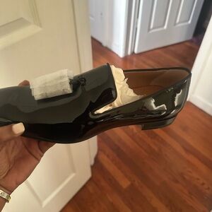 Men’s Christian Louboutin Black Patent Leather Loafers- Brand New Never worn.